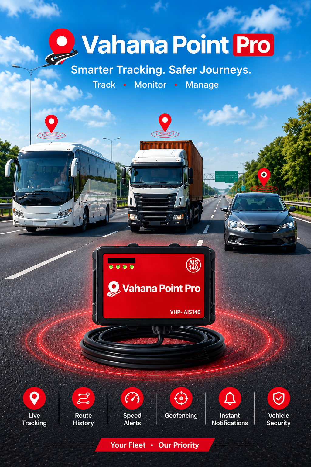 AIS-140 VLTD GPS Tracker